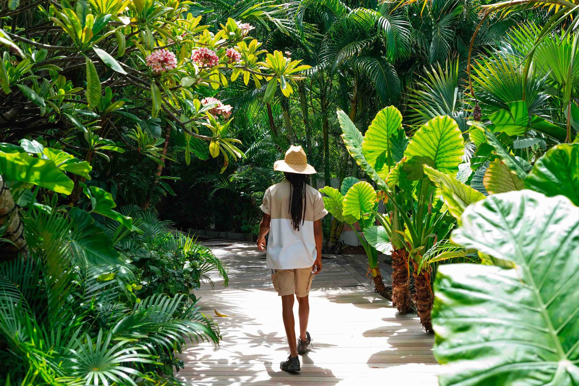 Sur le sable de Saint Barth