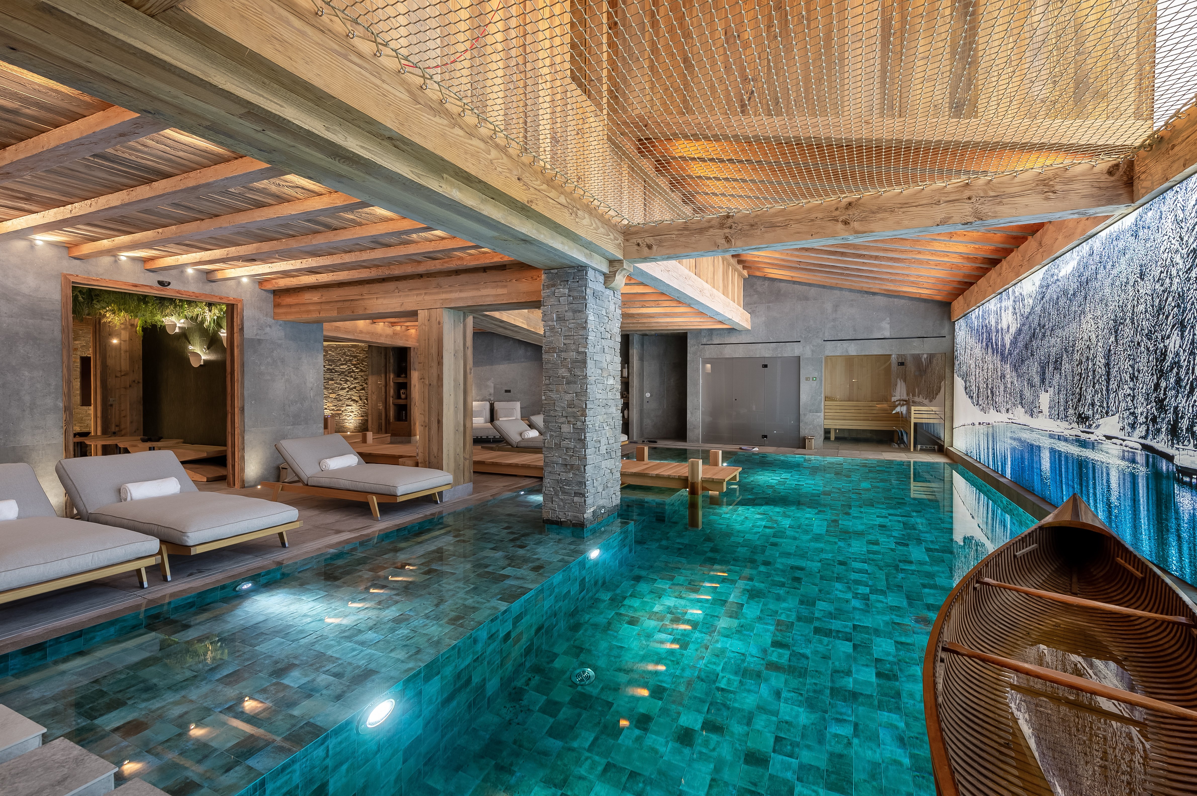 Chalet Bruxellois pool