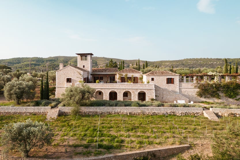 villa de luxe dans le peloponnese