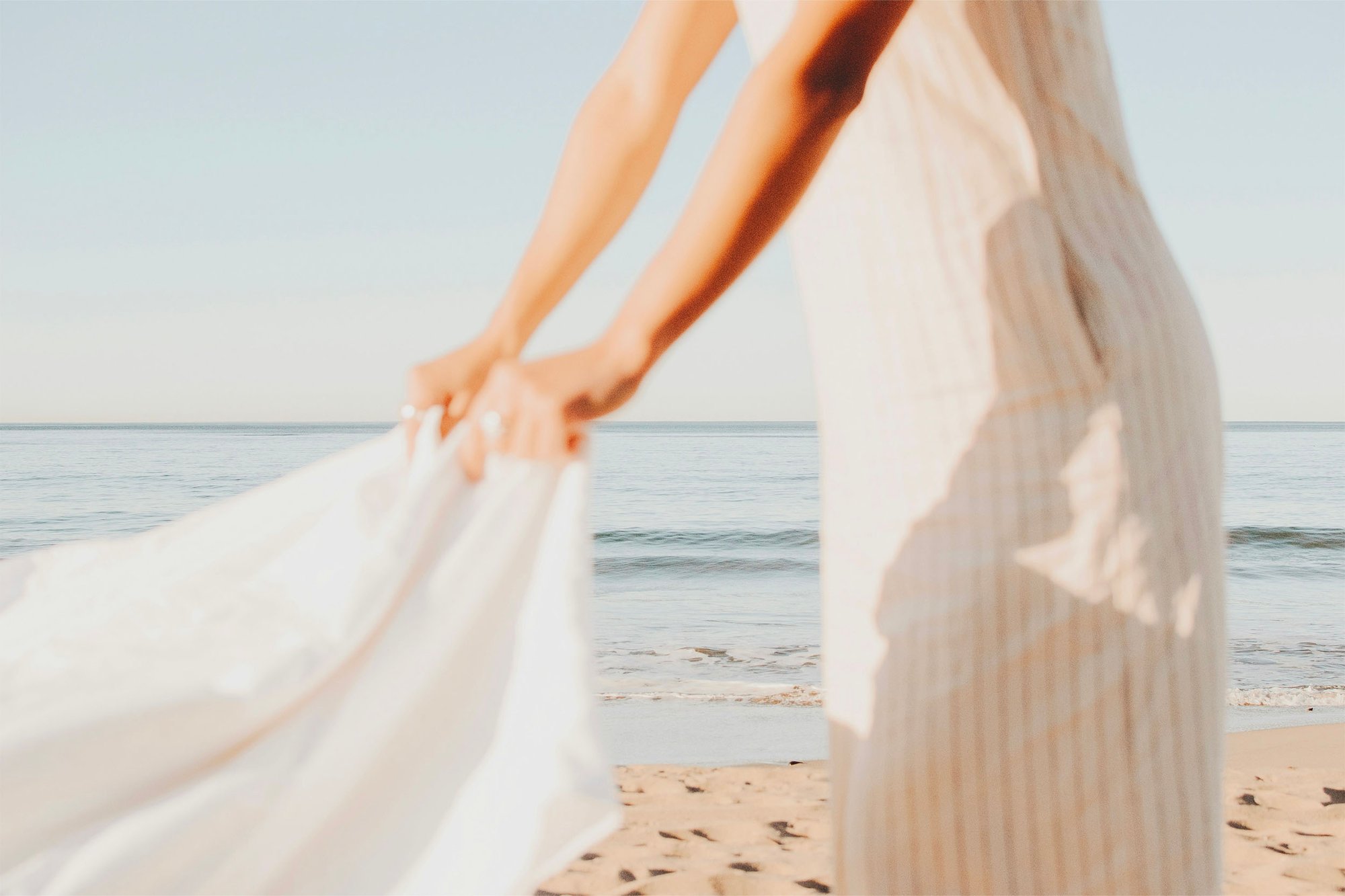 Close up beach