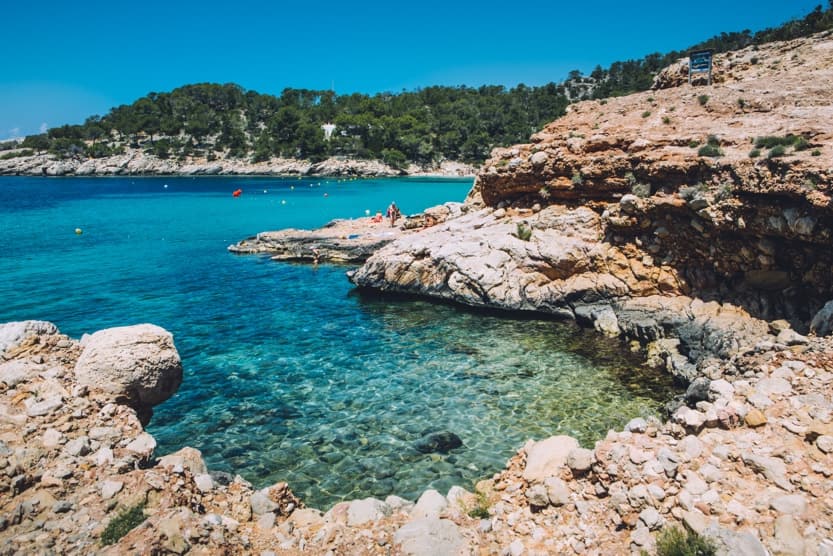 best-beaches-in-north-ibiza-cala-saladeta