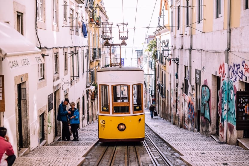 best-winter-city-breaks-lisbon-tram