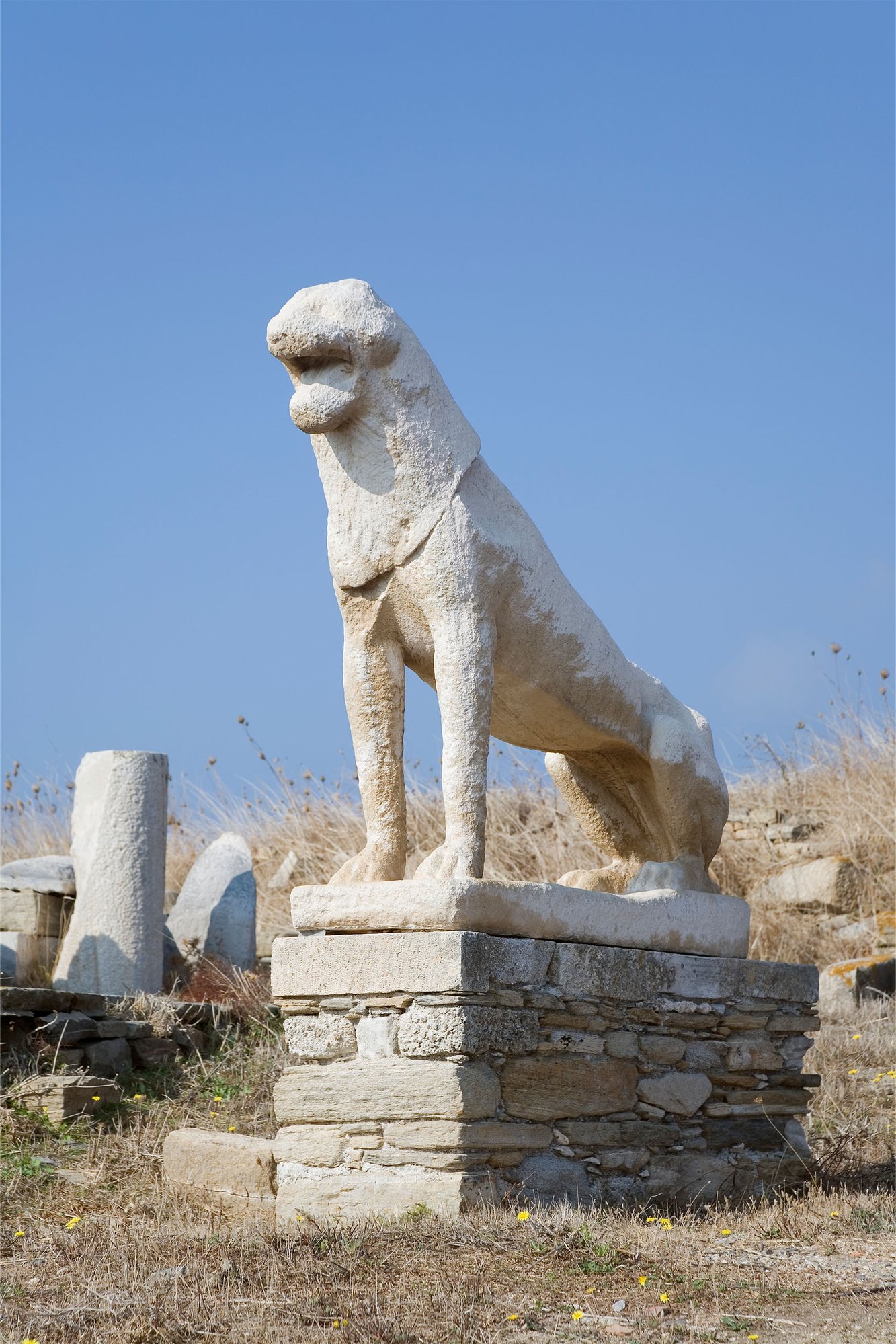 The mysterious island of Delos, Greece