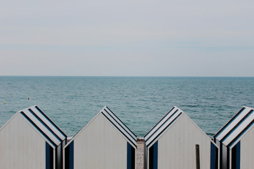 normandy-houses-sea-beach-france