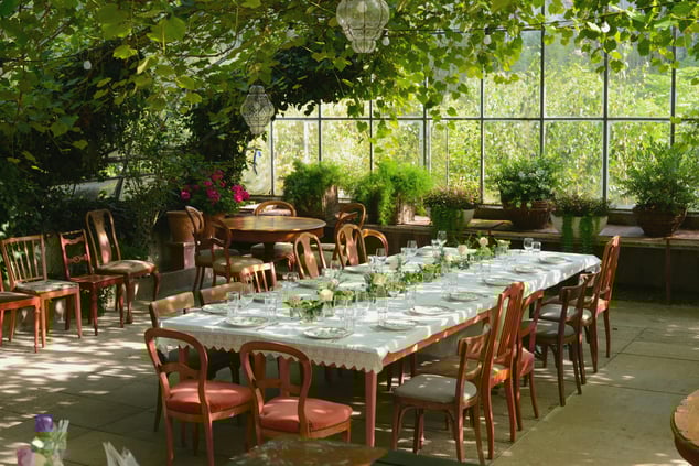 Private chef meal in luxury Tuscany villa