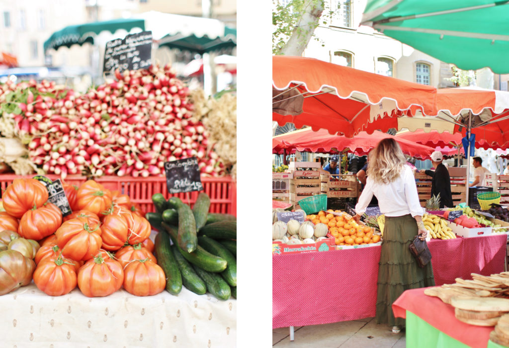 Provence holidays - market
