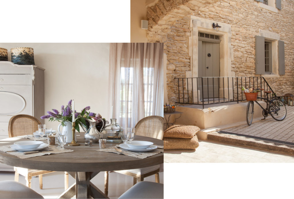Luxury villa rental Provence breakfast kitchen Le Hameau de Gordes 